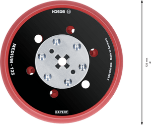 New Genuine Bosch 2608900004 EXPERT Multihole Backing Pad Universal 125 mm For