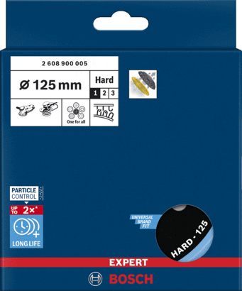 New Genuine Bosch 2608900005 EXPERT Multihole Backing Pad Universal 125 mm