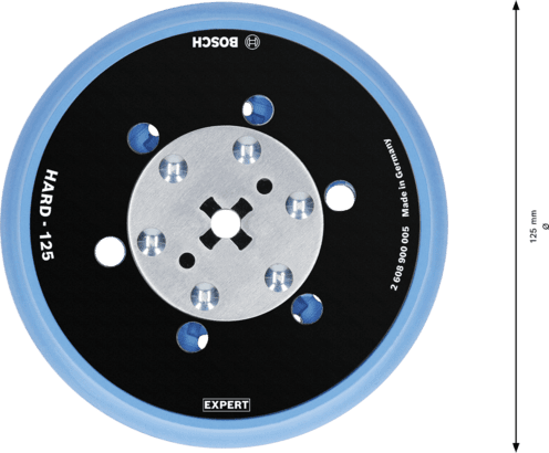 New Genuine Bosch 2608900005 EXPERT Multihole Backing Pad Universal 125 mm