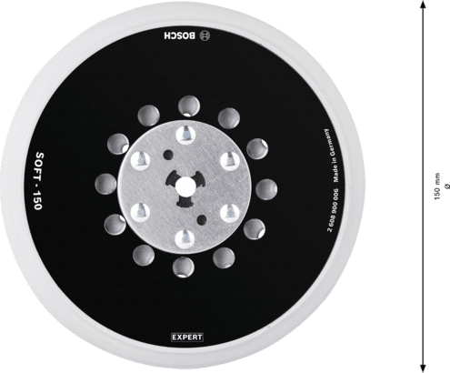 New Genuine Bosch 2608900006 EXPERT Multihole Backing Pad Universal 150 mm