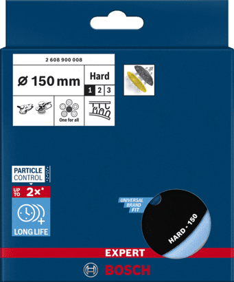 New Genuine Bosch 2608900008 EXPERT Multihole Backing Pad Universal 150 mm For