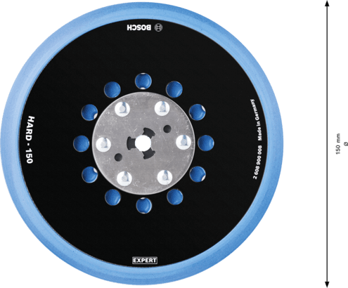 New Genuine Bosch 2608900008 EXPERT Multihole Backing Pad Universal 150 mm For