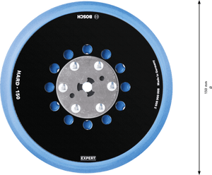 New Genuine Bosch 2608900008 EXPERT Multihole Backing Pad Universal 150 mm For
