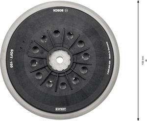 New Genuine Bosch 2608900009 EXPERT Multihole Backing Pad for 150 mm For