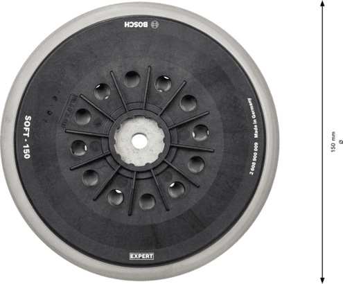 New Genuine Bosch 2608900009 EXPERT Multihole Backing Pad for 150 mm For