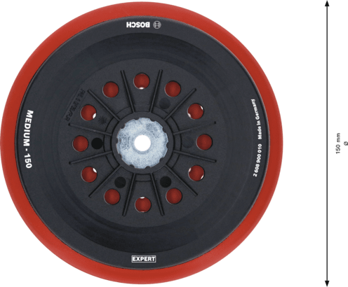 New Genuine Bosch 2608900010 EXPERT Multihole Backing Pad for 150 mm For