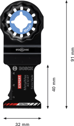 New Genuine Bosch 2608900015 EXPERT MetalMax AIZ 32 AIT Plunge Saw Blade