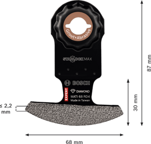 New Genuine Bosch 2608900036 EXPERT MATI 68 RD4 Corner Blade