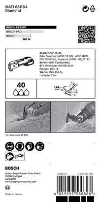 New Genuine Bosch 2608900036 EXPERT MATI 68 RD4 Corner Blade