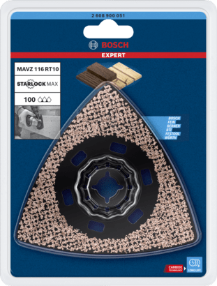 New Genuine Bosch 2608900051 EXPERT MAVZ 116 RT10 Sanding Plate