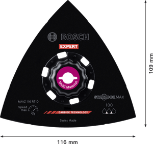 New Genuine Bosch 2608900051 EXPERT MAVZ 116 RT10 Sanding Plate