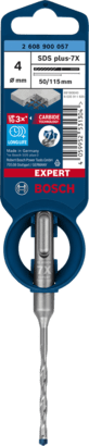 New Genuine Bosch 2608900057 EXPERT SDS plus-7X Hammer Bits For rotary hammer