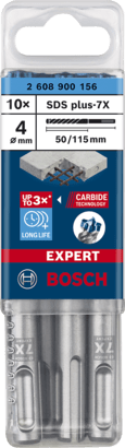 New Genuine Bosch 2608900156 EXPERT SDS plus-7X Hammer Bits For rotary hammer