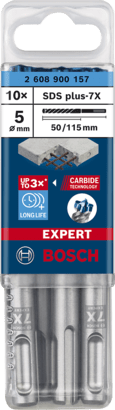 New Genuine Bosch 2608900157 EXPERT SDS plus-7X Hammer Bits For rotary hammer