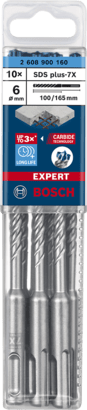 New Genuine Bosch 2608900160 EXPERT SDS plus-7X Hammer Bits For rotary hammer