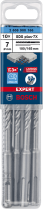 New Genuine Bosch 2608900166 EXPERT SDS plus-7X Hammer Bits For rotary hammer