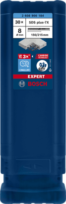 New Genuine Bosch 2608900184 EXPERT SDS plus-7X Hammer Bits For rotary hammer