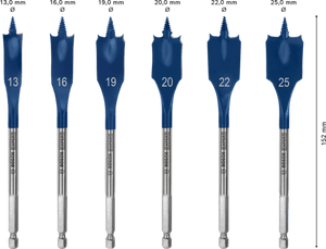 New Genuine Bosch 2608900333 EXPERT Self Cut Speed Spade Bit Sets For rotary