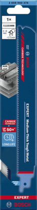 New Genuine Bosch 2608900374 EXPERT Medium-Thick Tough Metal S1155HHM Blade For