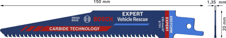 New Genuine Bosch 2608900378 EXPERT Vehicle Rescue S957CHM Blades For