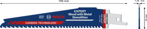 New Genuine Bosch 2608900397 EXPERT Wood with Metal Demolition S967XHM Blade