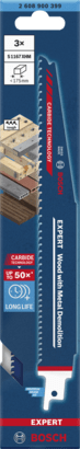 New Genuine Bosch 2608900399 EXPERT Wood with Metal Demolition S1167XHM Blade