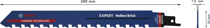 New Genuine Bosch 2608900414 EXPERT Hollow Brick S1543HM Blades For