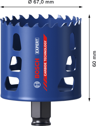 New Genuine Bosch 2608900432 EXPERT Tough Material Hole Saws