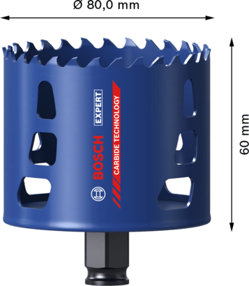 New Genuine Bosch 2608900437 EXPERT Multi Material PC Plus Hole Saw For rotary