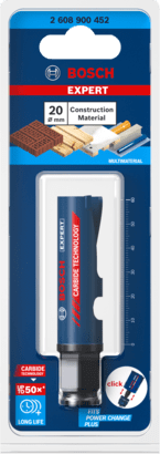 New Genuine Bosch 2608900452 EXPERT Construction Material PC Plus Hole Saw For