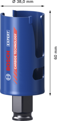 New Genuine Bosch 2608900458 EXPERT Construction Material Hole Saws For rotary