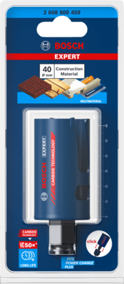 New Genuine Bosch 2608900459 EXPERT Construction Material PC Plus Hole Saw For
