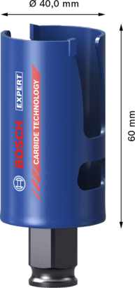 New Genuine Bosch 2608900459 EXPERT Construction Material PC Plus Hole Saw For