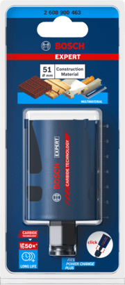 New Genuine Bosch 2608900463 EXPERT Construction Material PC Plus Hole Saw For