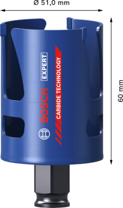 New Genuine Bosch 2608900463 EXPERT Construction Material PC Plus Hole Saw For