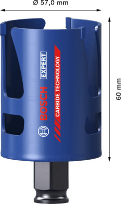 New Genuine Bosch 2608900465 EXPERT Construction Material PC Plus Hole Saw For