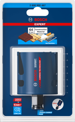 New Genuine Bosch 2608900467 EXPERT Construction Material PC Plus Hole Saw For