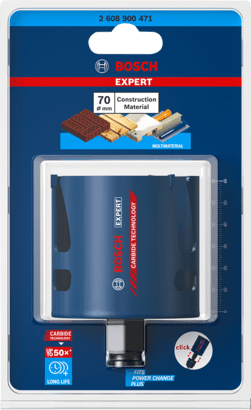 New Genuine Bosch 2608900471 EXPERT Construction Material PC Plus Hole Saw For