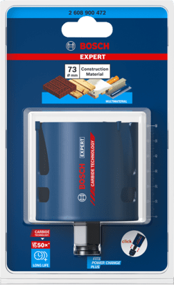 New Genuine Bosch 2608900472 EXPERT Construction Material PC Plus Hole Saw For