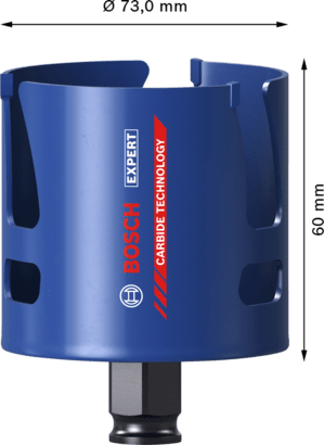 New Genuine Bosch 2608900472 EXPERT Construction Material PC Plus Hole Saw For