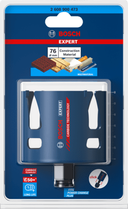 New Genuine Bosch 2608900473 EXPERT Construction Material PC Plus Hole Saw For