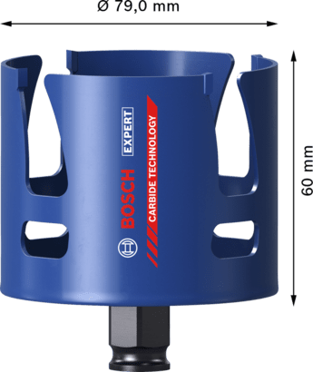 New Genuine Bosch 2608900474 EXPERT Construction Material PC Plus Hole Saw For