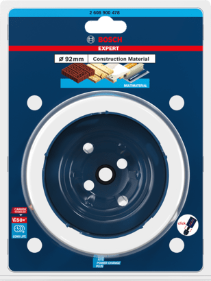 New Genuine Bosch 2608900478 EXPERT Construction Material Hole Saws For rotary