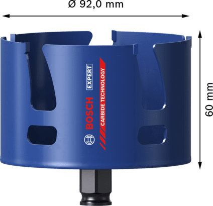 New Genuine Bosch 2608900478 EXPERT Construction Material Hole Saws For rotary