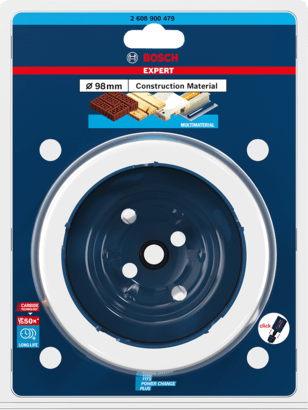 New Genuine Bosch 2608900479 EXPERT Construction Material Hole Saws For rotary