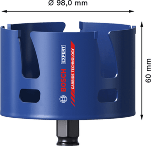 New Genuine Bosch 2608900479 EXPERT Construction Material Hole Saws For rotary