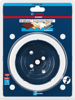 New Genuine Bosch 2608900481 EXPERT Construction Material PC Plus Hole Saw