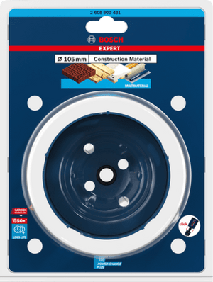 New Genuine Bosch 2608900481 EXPERT Construction Material PC Plus Hole Saw