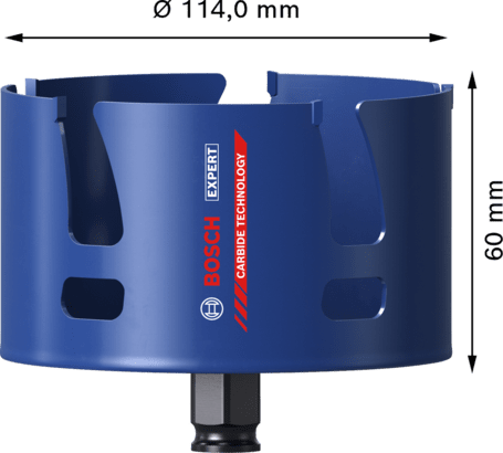 New Genuine Bosch 2608900483 EXPERT Construction Material Hole Saws For rotary