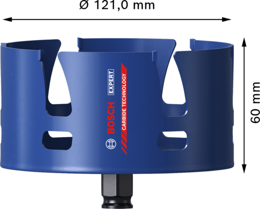 New Genuine Bosch 2608900484 EXPERT Construction Material Hole Saws For rotary